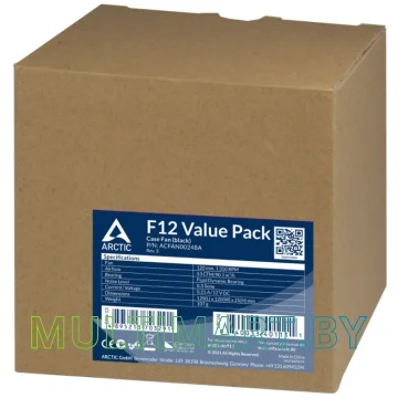Вентилятор для корпуса Arctic F12 5 pack (ACFAN00248A) картинка 4